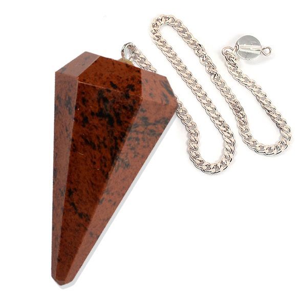 Mahogany Obsidian Faceted Pendulum Mahogany Obsidian Faceted Pendulum